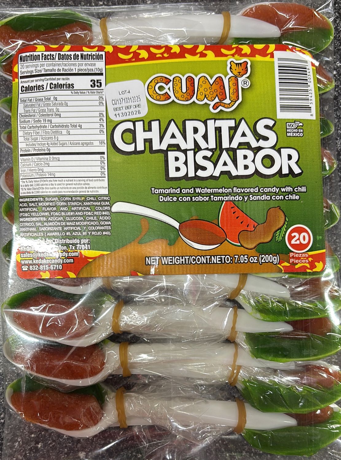 Cumi Charitas Bisabor 20pcs
