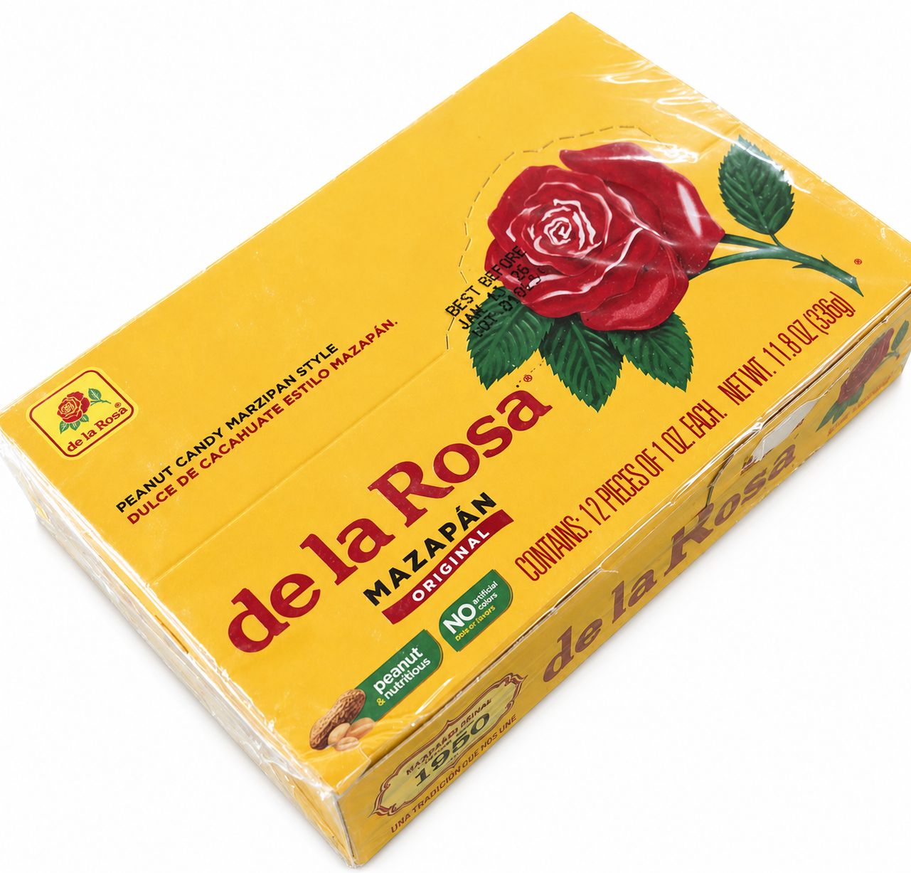 Mazapan 12 Pcs De La Rosa