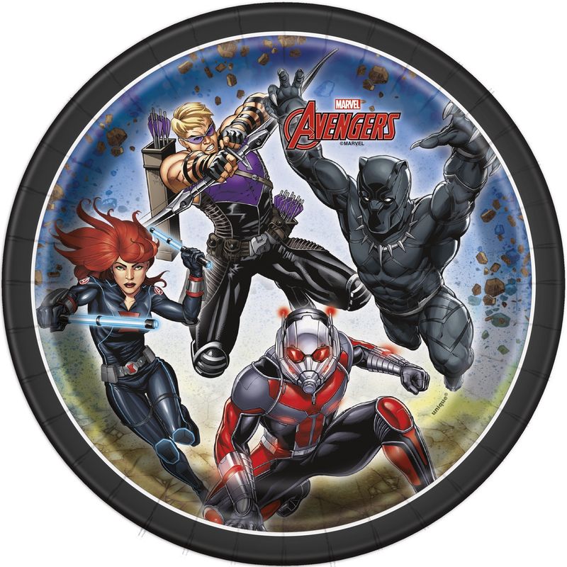Avengers Round 7" Dessert Plates  8ct