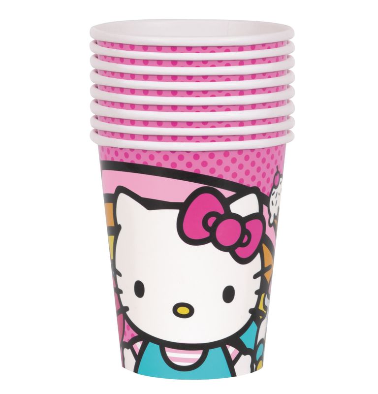 Hello Kitty &amp; Friends 9oz Paper Cups  8ct