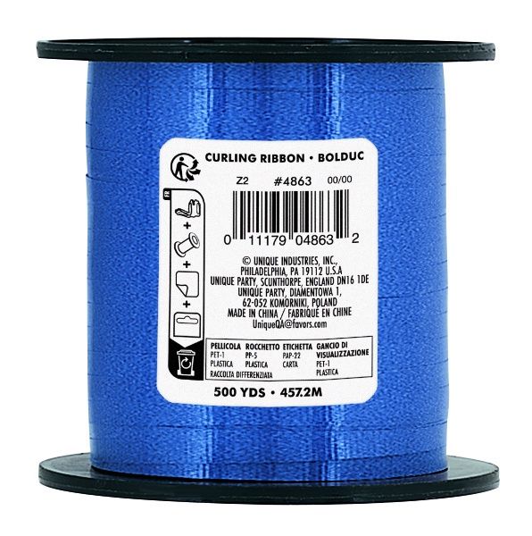 Royal Blue Curling Ribbon 500 Yrd