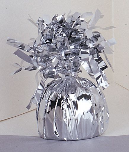 Foil Balloon Weight Silver