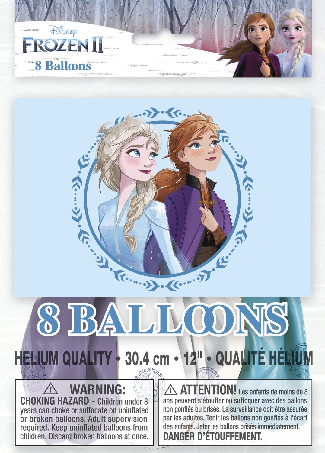 Frozen 2 12" Latex Balloons  8ct
