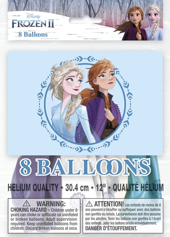 Frozen 2 12" Latex Balloons  8ct