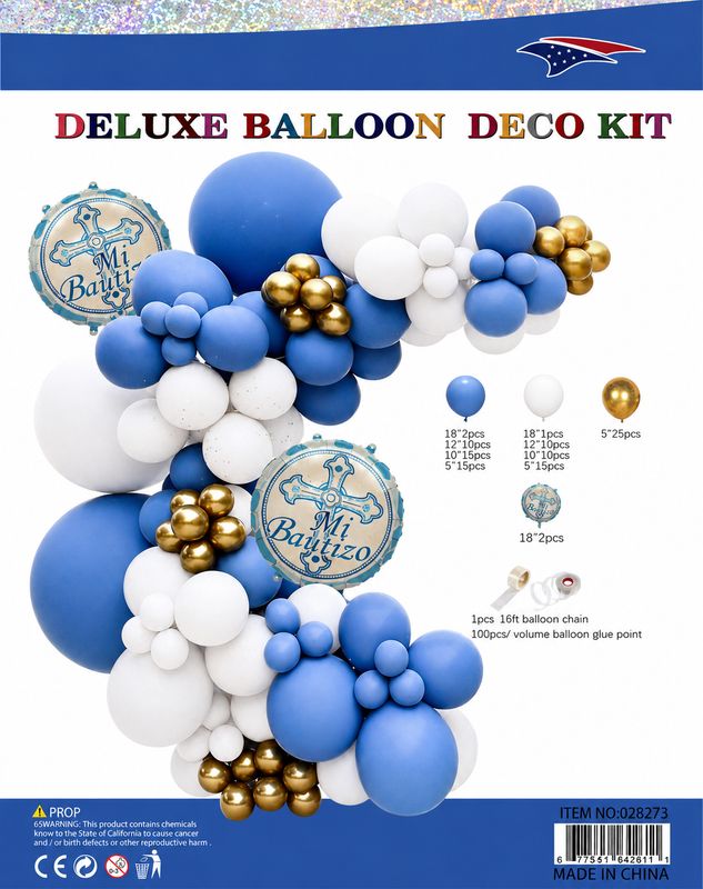 Bautizo Nino Balloon Garlan Kit