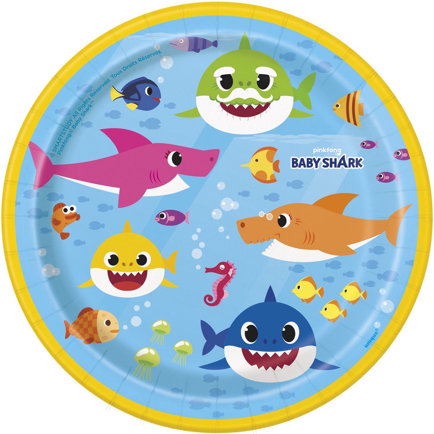 Baby Shark  7"  Plates 8ct