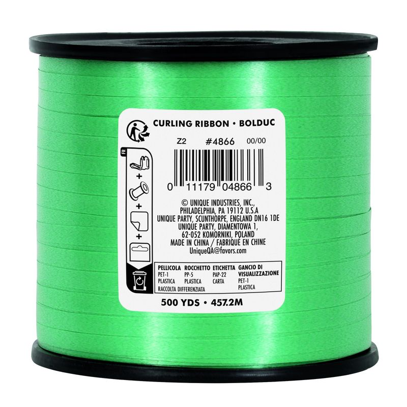 Green Curling Ribbon 500 Yrd