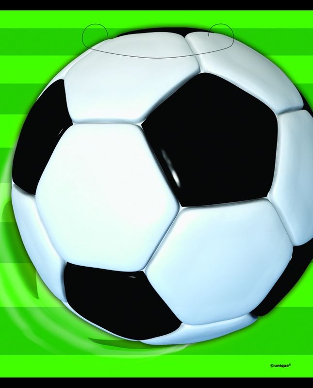 3D Soccer Loot Bags  8ct