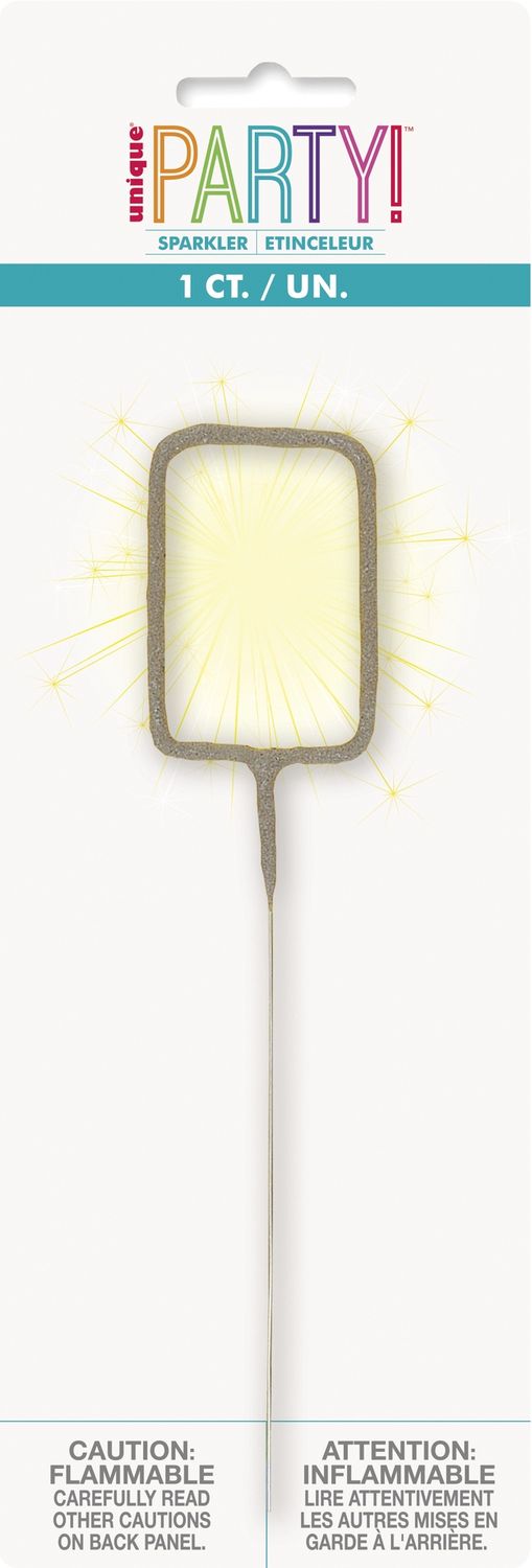 Number 0 Sparkler 7"