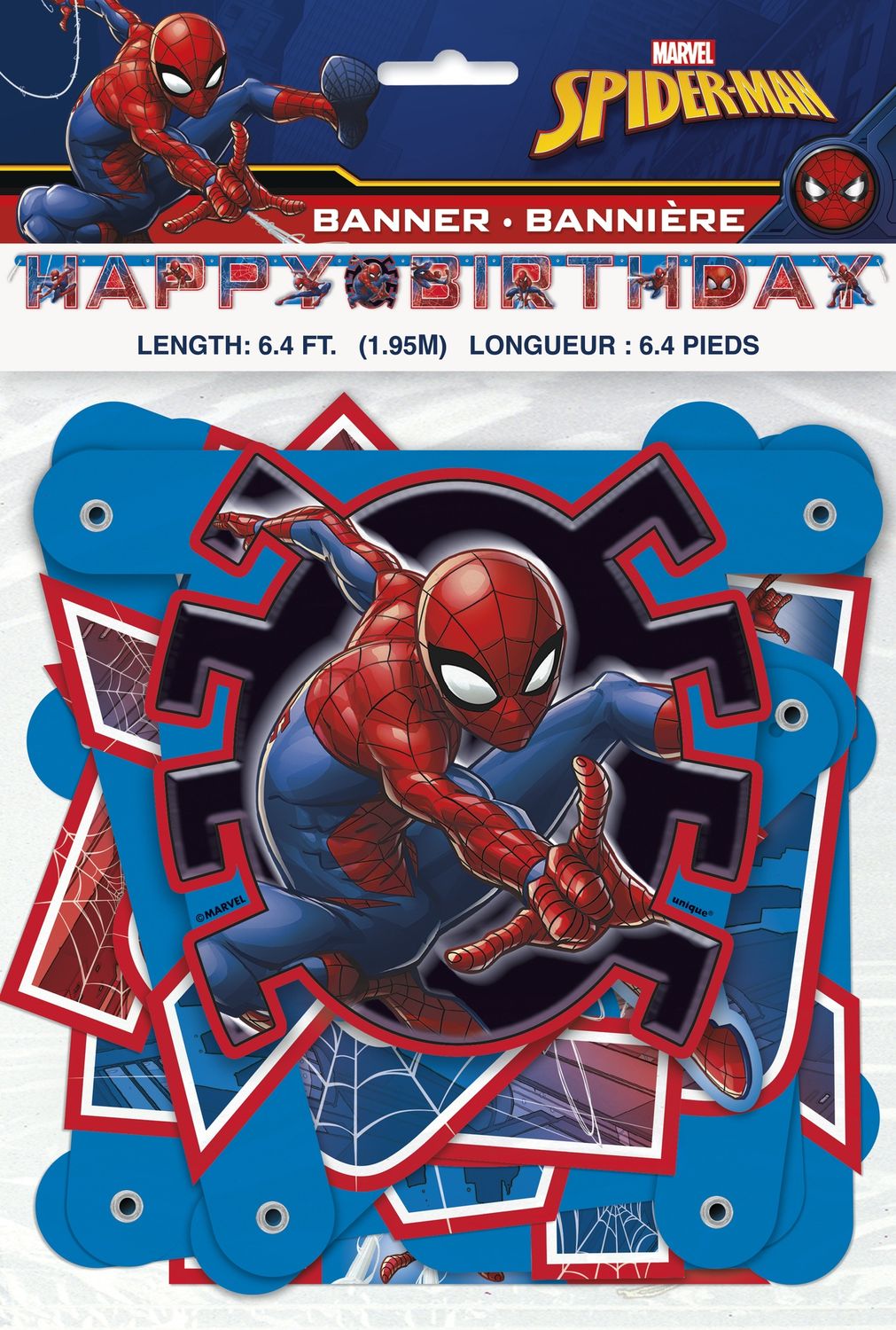 Spider-Man Large Jointed Banner