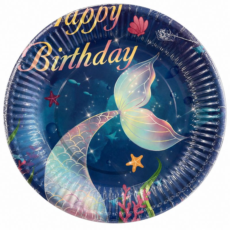 Mermaid 7" Plates 24ct