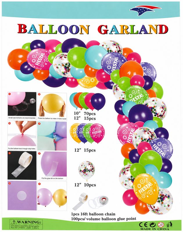 Fiesta Balloon  Garland Kit