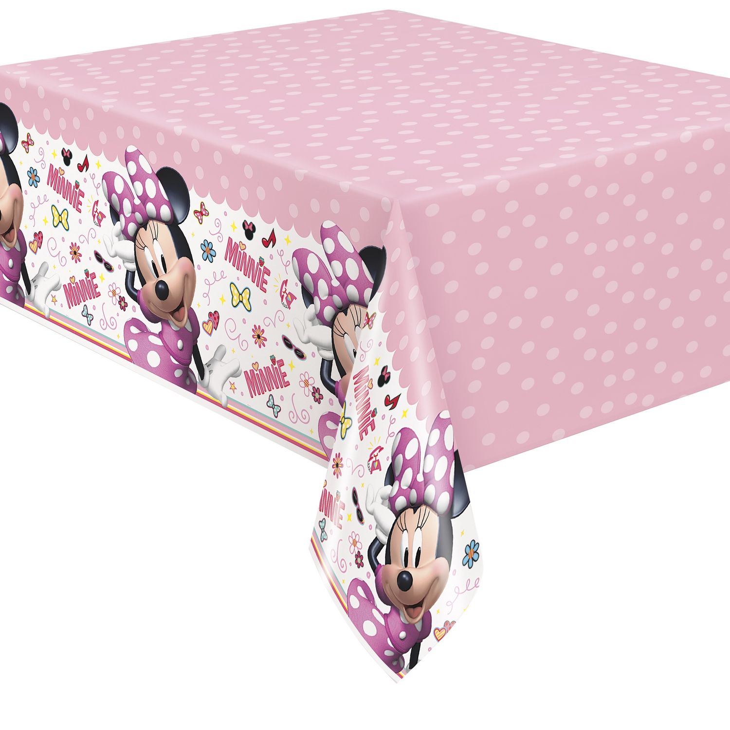 Minnie Mouse Rectangular Plastic Table Cover  54" x 84"