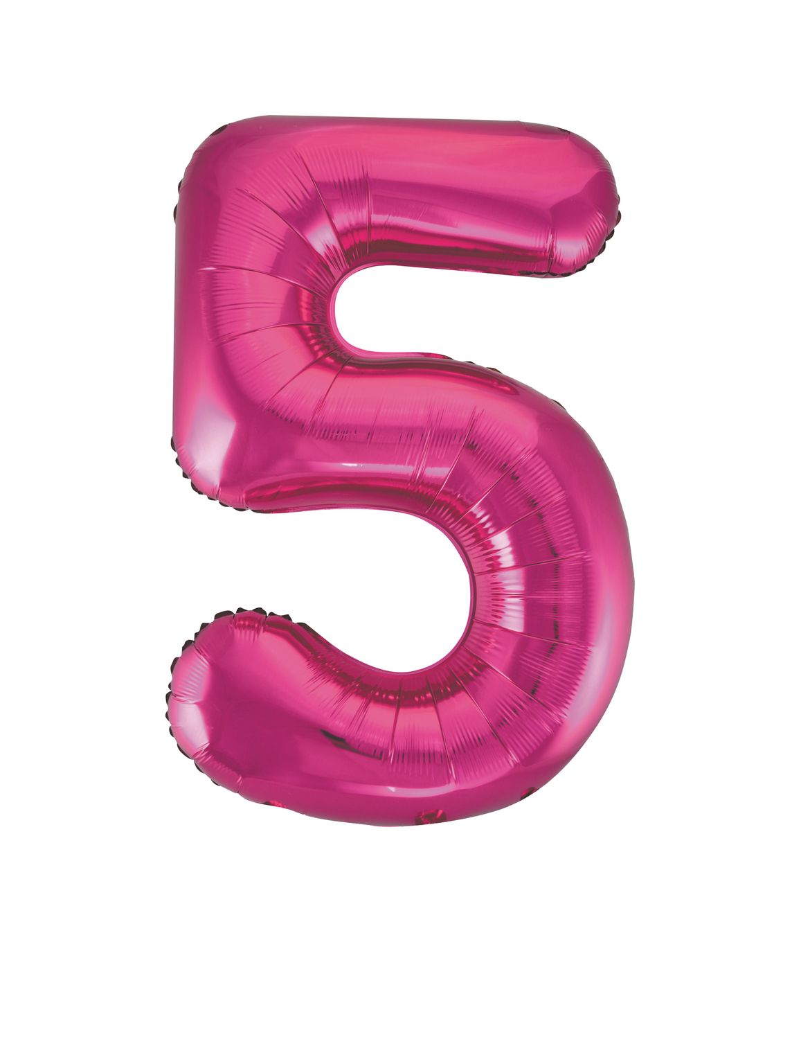 34" 1 Qty Num 5 Pink Foil Ballon
