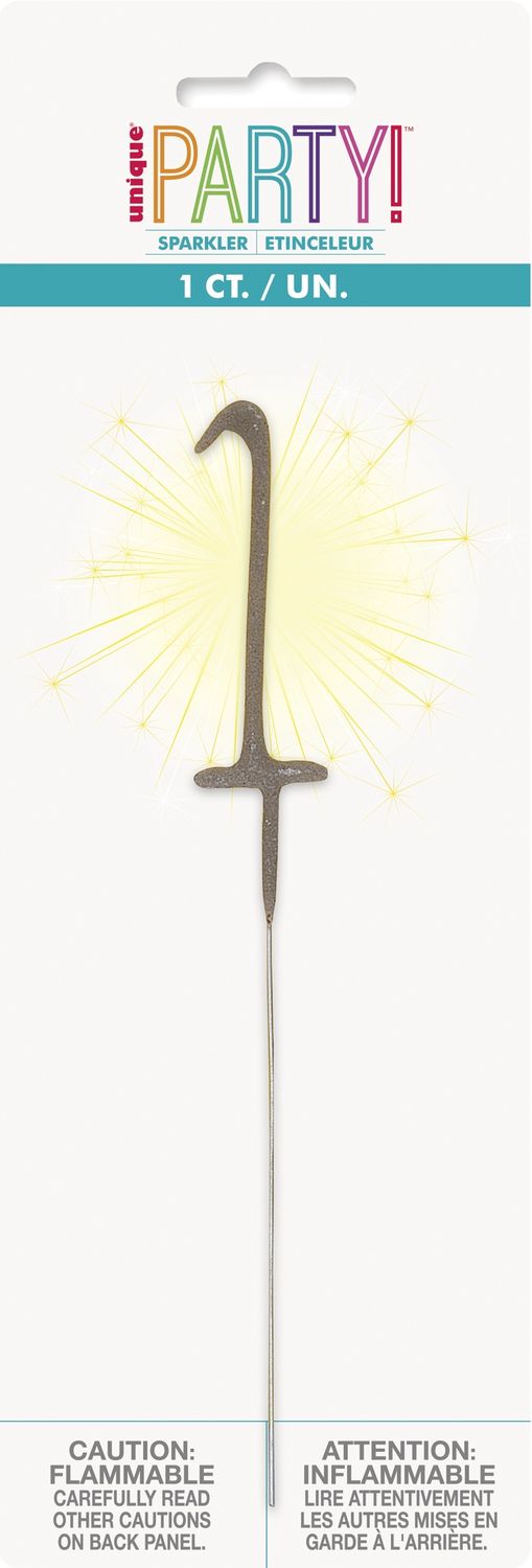 Number 1 Sparkler 7"