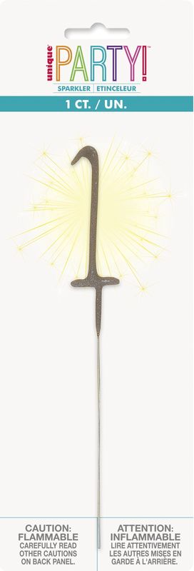 Number 1 Sparkler 7"