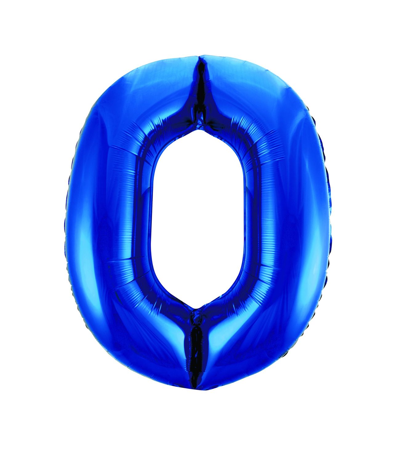 34" 1 Qty Num 0 Blue Foil Ballon