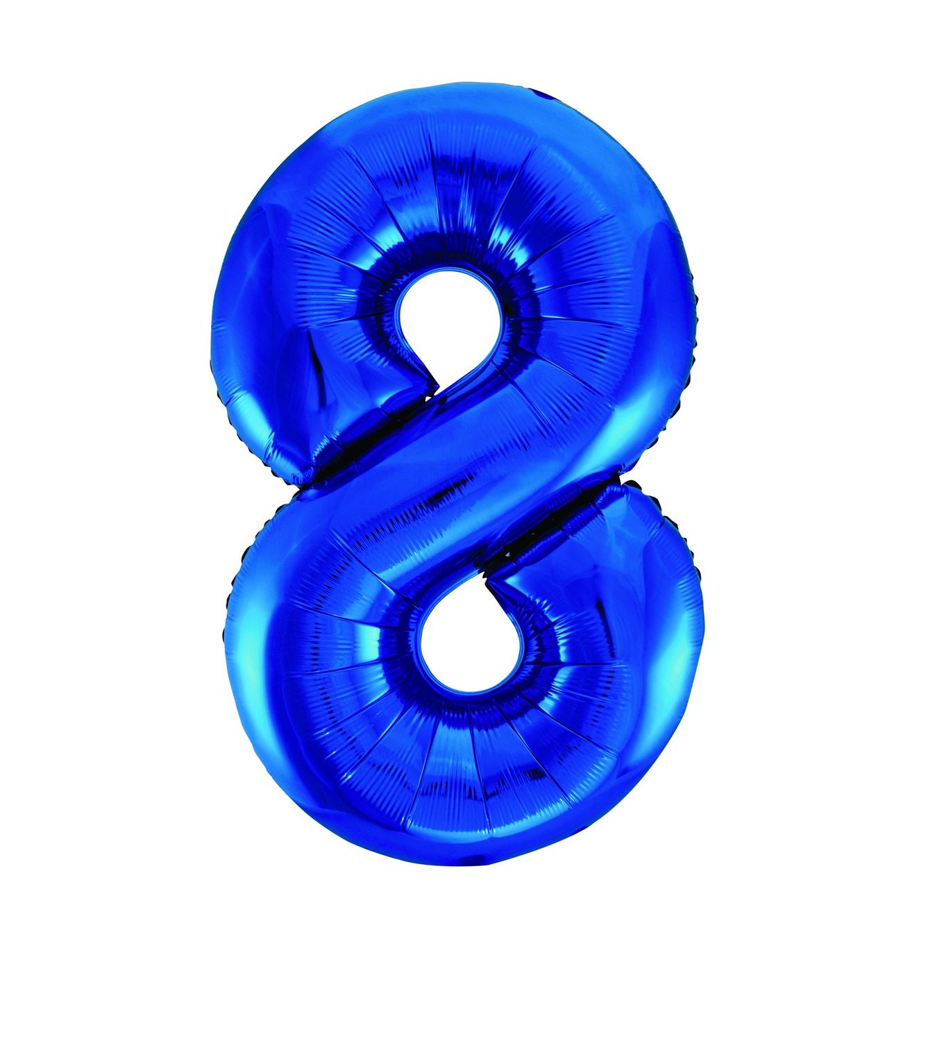 34" 1 Qty Num 8 Blue Foil Ballon