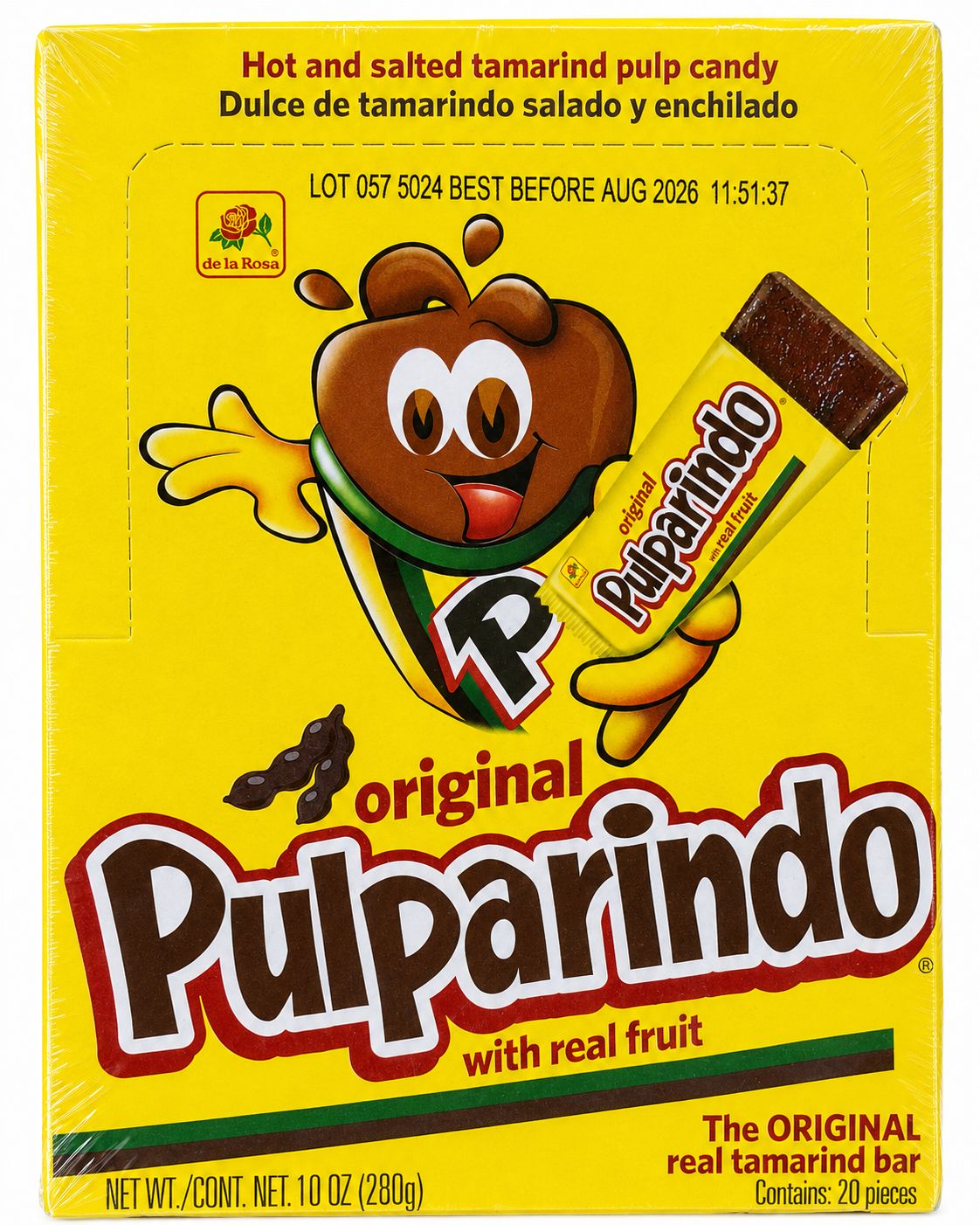 Pulparindo Picante original 20 Pcs