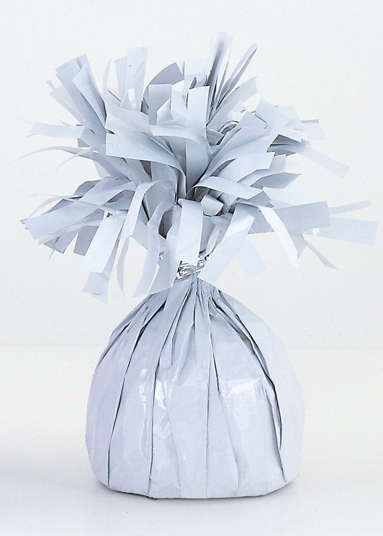 Foil Balloon Weight White