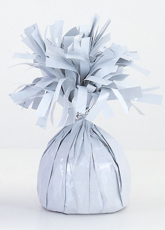 Foil Balloon Weight White