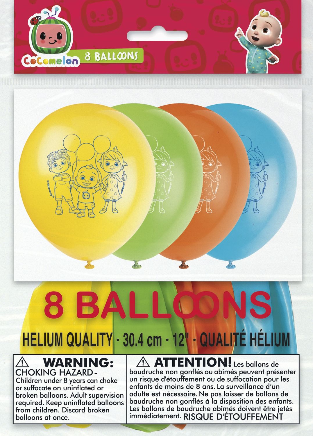 Cocomelon 12" Latex Balloons  8ct