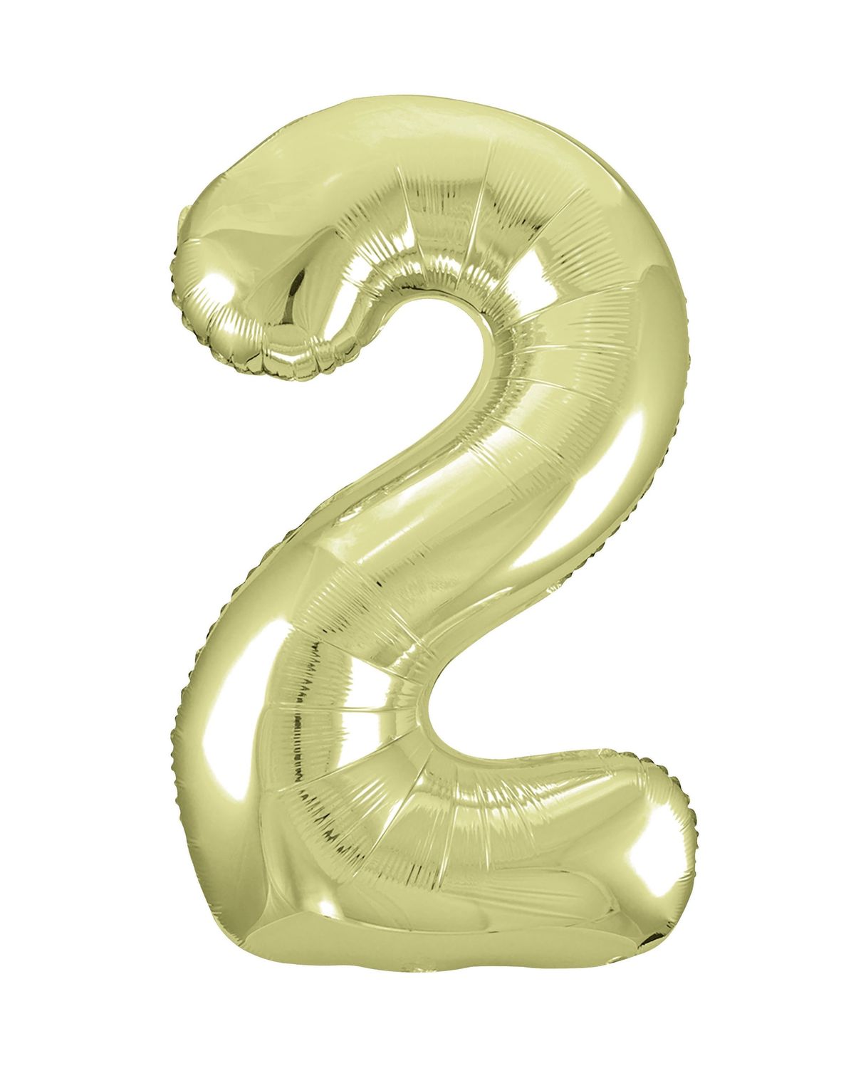 34" 1 Qty Num 2 Gold Foil Ballon