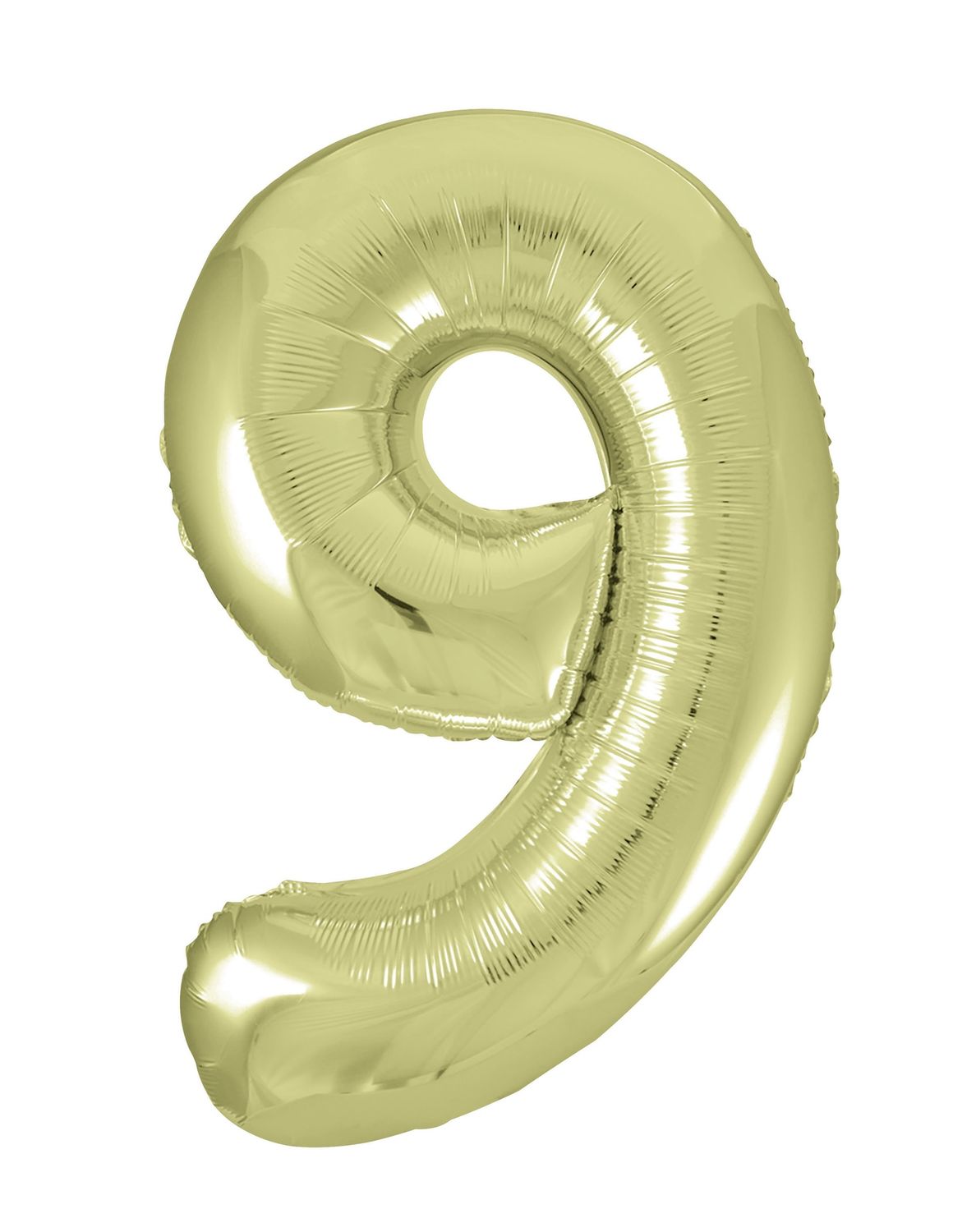 34" 1 Qty Num 9 Gold Foil Ballon