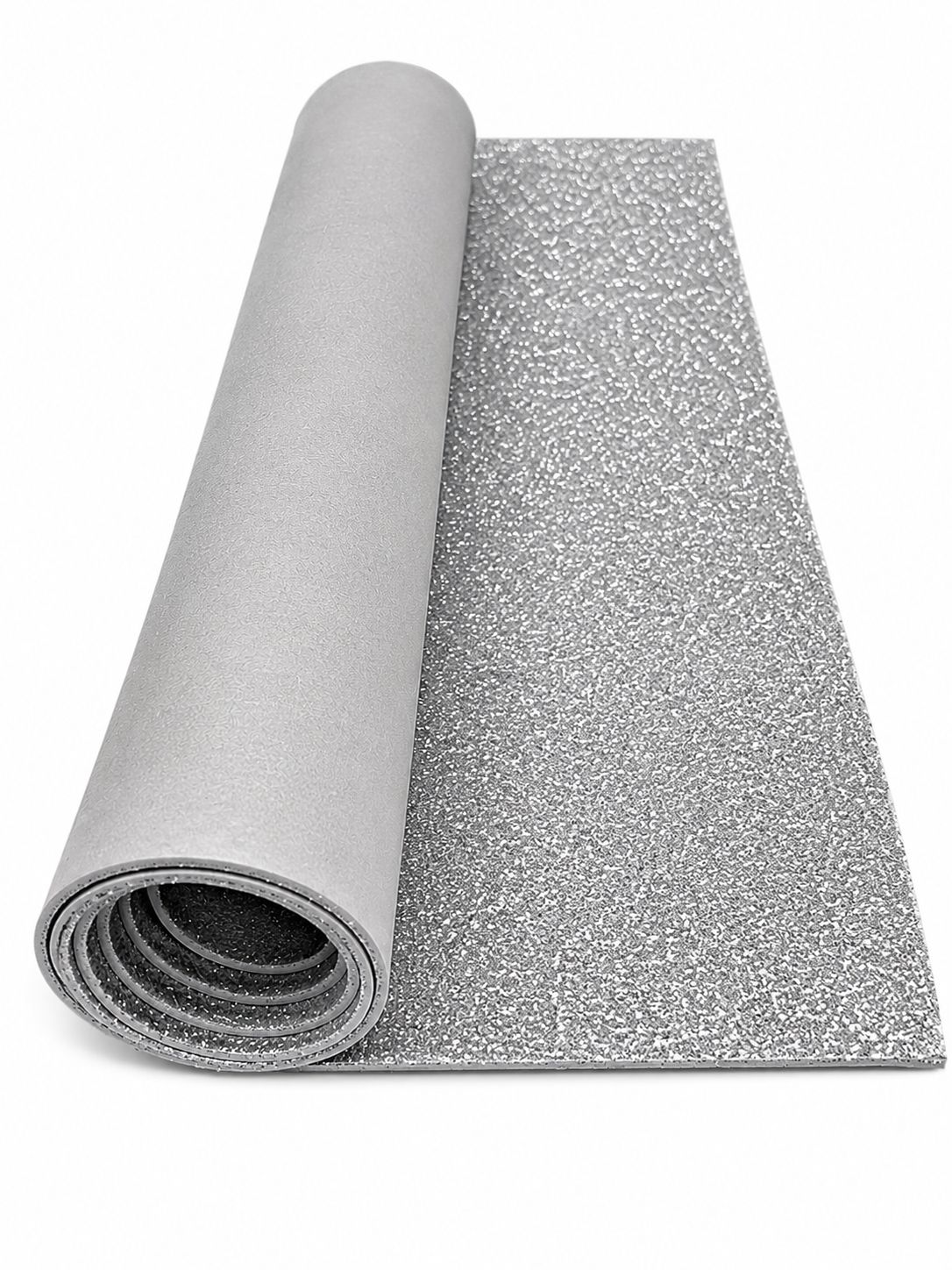 Pliego Fomi Glitter / EVA Foam 1ct, COLOR: PLATA / SILVER