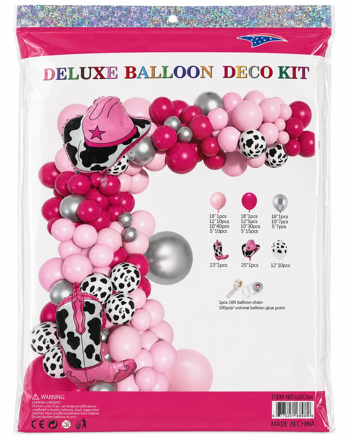 Cowgirl Balloon Garland Kit