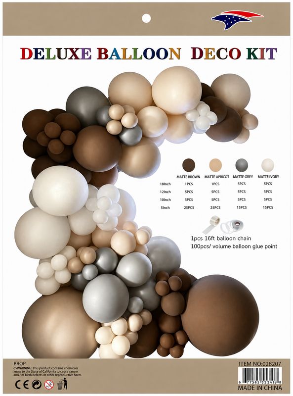 Matte Balloon Garland Kit