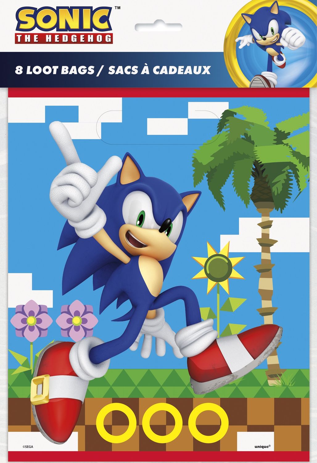 Sonic Loot Bags 8ct