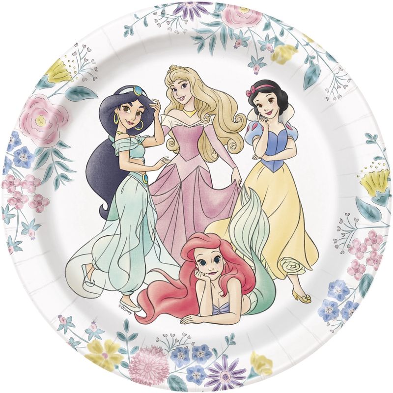 Disney Princess Plates 7" 8ct