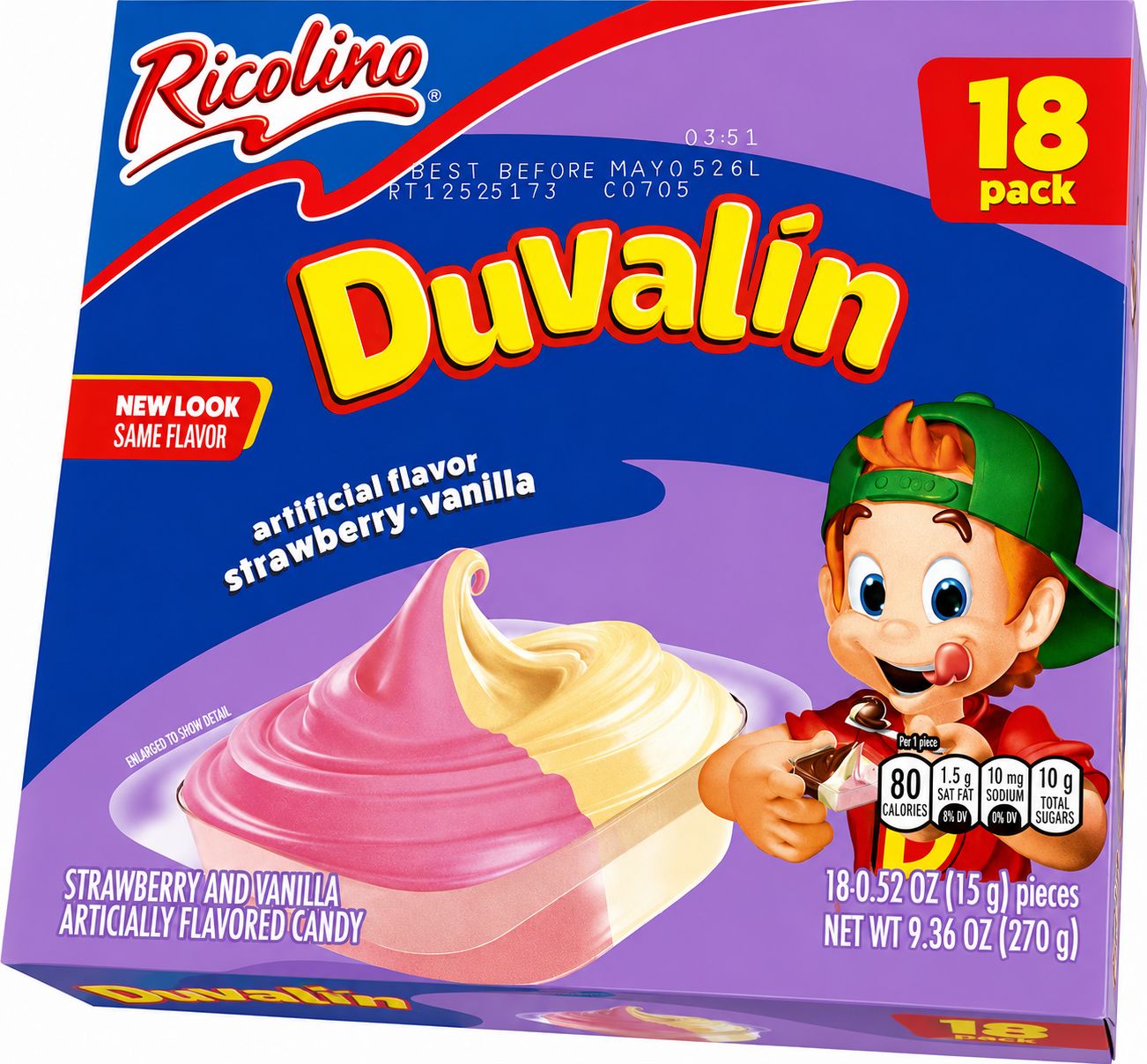 Duvalin Strawberry / Vanilla 18ct