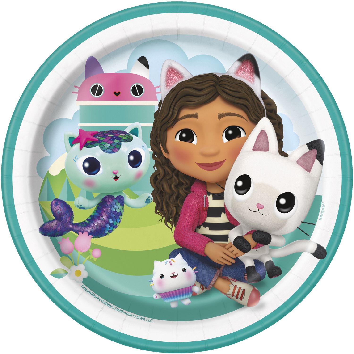 Gabbys Doll House 7" Plates 8ct