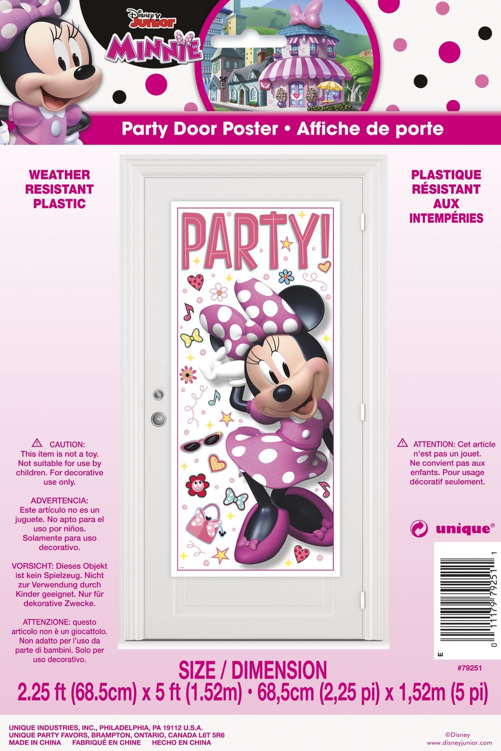 Minnie Mouse Iconic Door Poster 27x60