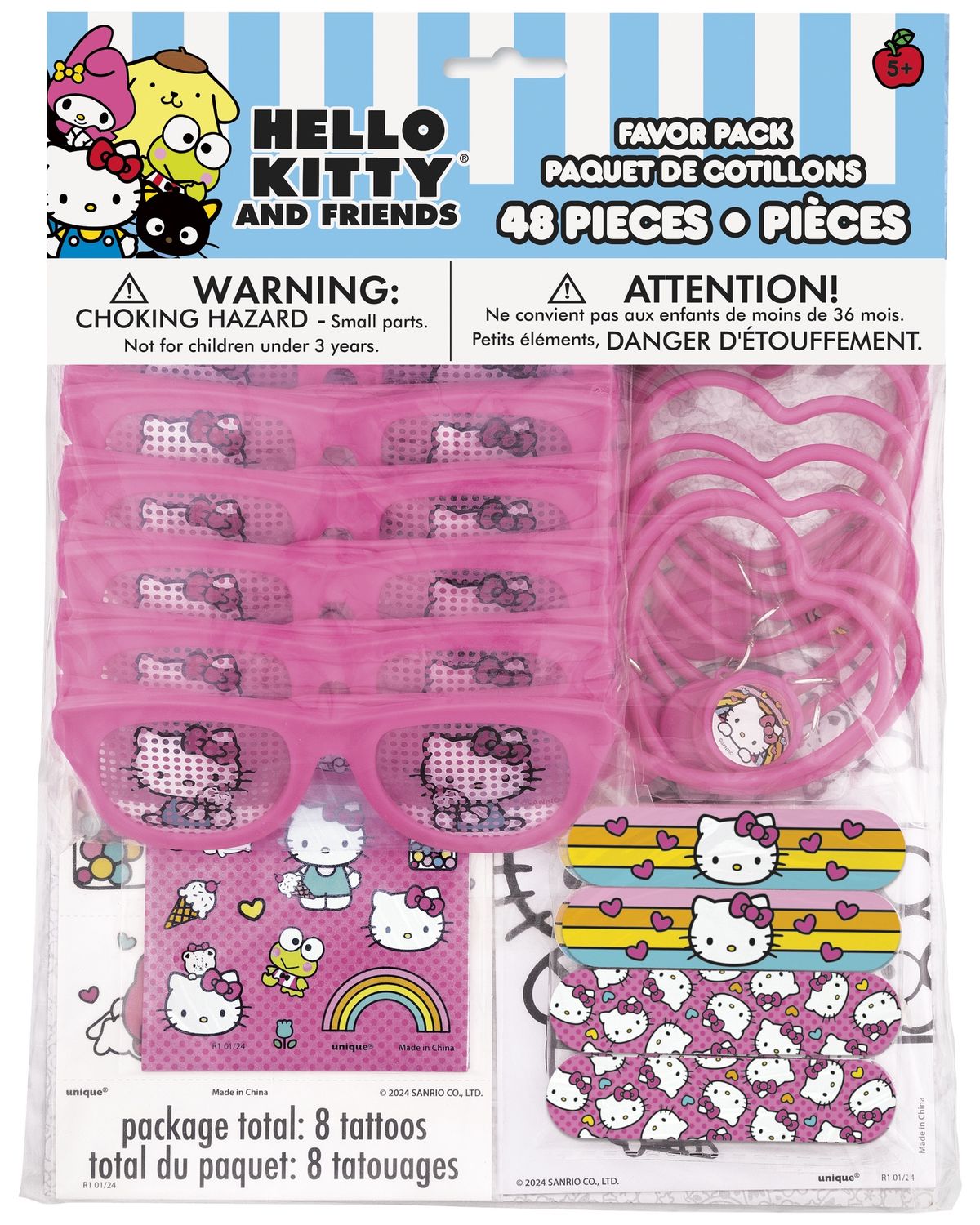 Hello Kitty Favor Pack 48Pcs
