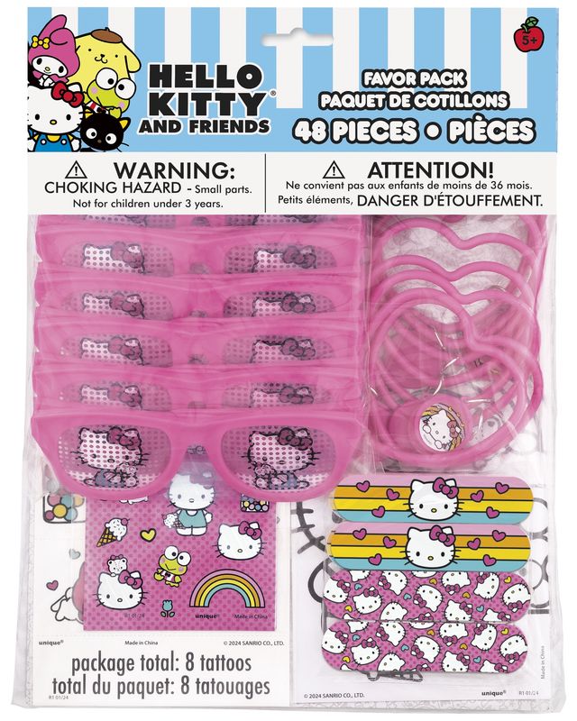 Hello Kitty Favor Pack 48Pcs