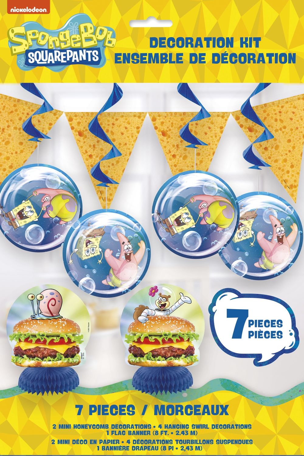 SpongeBob SquarePants Decorating Kit  7pc