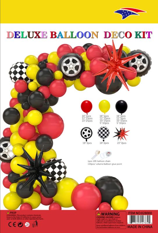 Balloon Garland Kit Raicing Car
