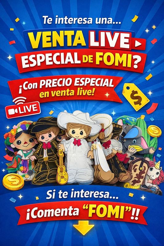 Deposito Venta Live Figuras Fomi Abril 10 2026