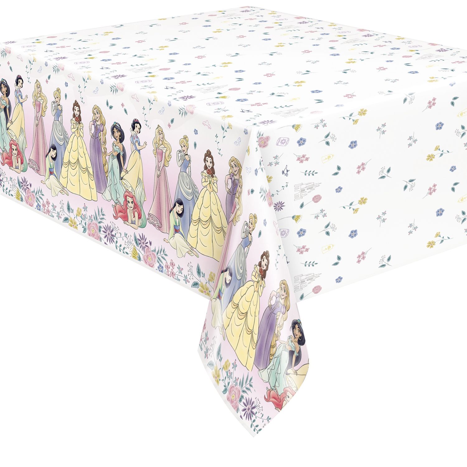 Princess Rectangular Plastic Table Cover  54" x 84"