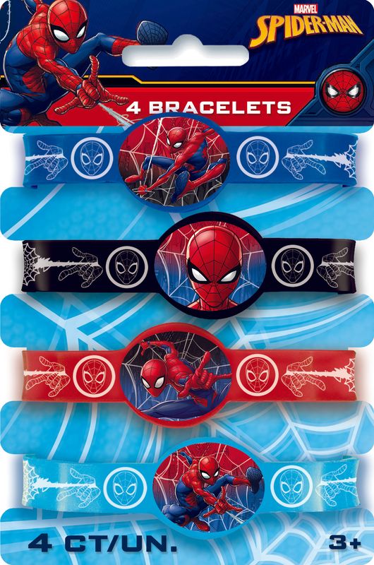 Spider-Man Stretchy Bracelets  4ct