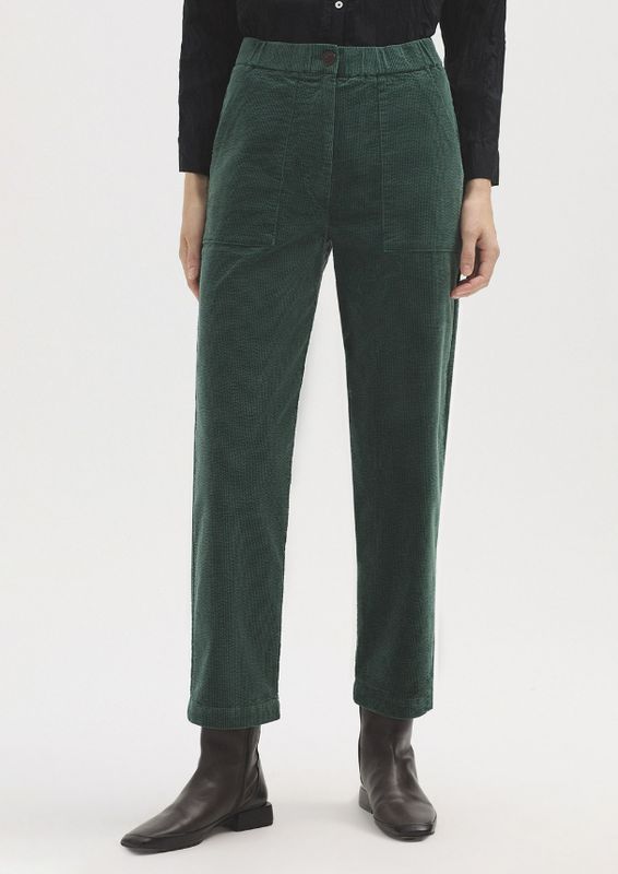 Nice Things | Bubble Cord Trousers | English Green