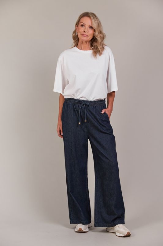 Eb &amp; Ive | Pepi Wide Leg Denim Pant | Oxford