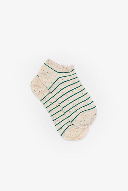 Antler | Stripe Ankle Sock | Green