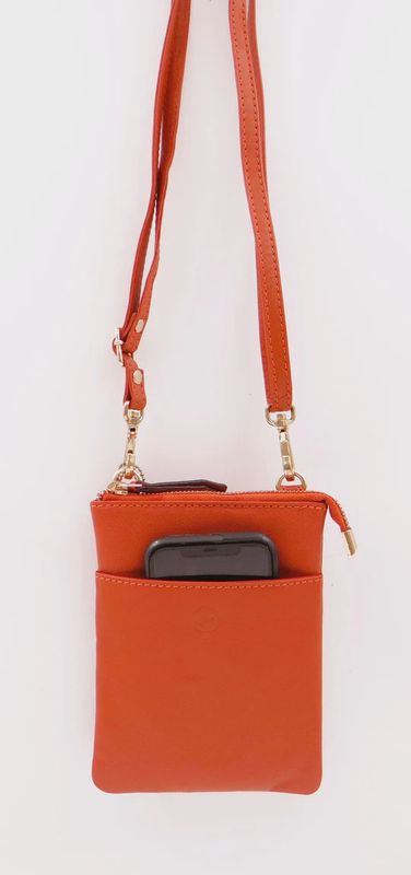 Second Nature | Small Pouch Cross Body Bag | Terra Cotta