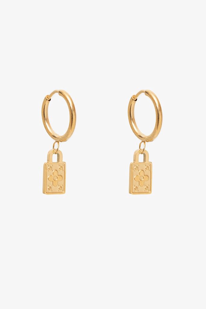 Antler | Locket Earring | Gold