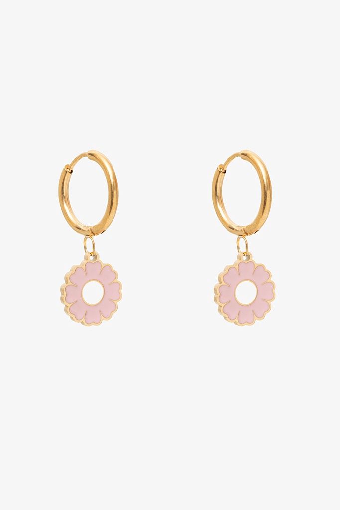 Antler | Pink Marigold Earring | Gold