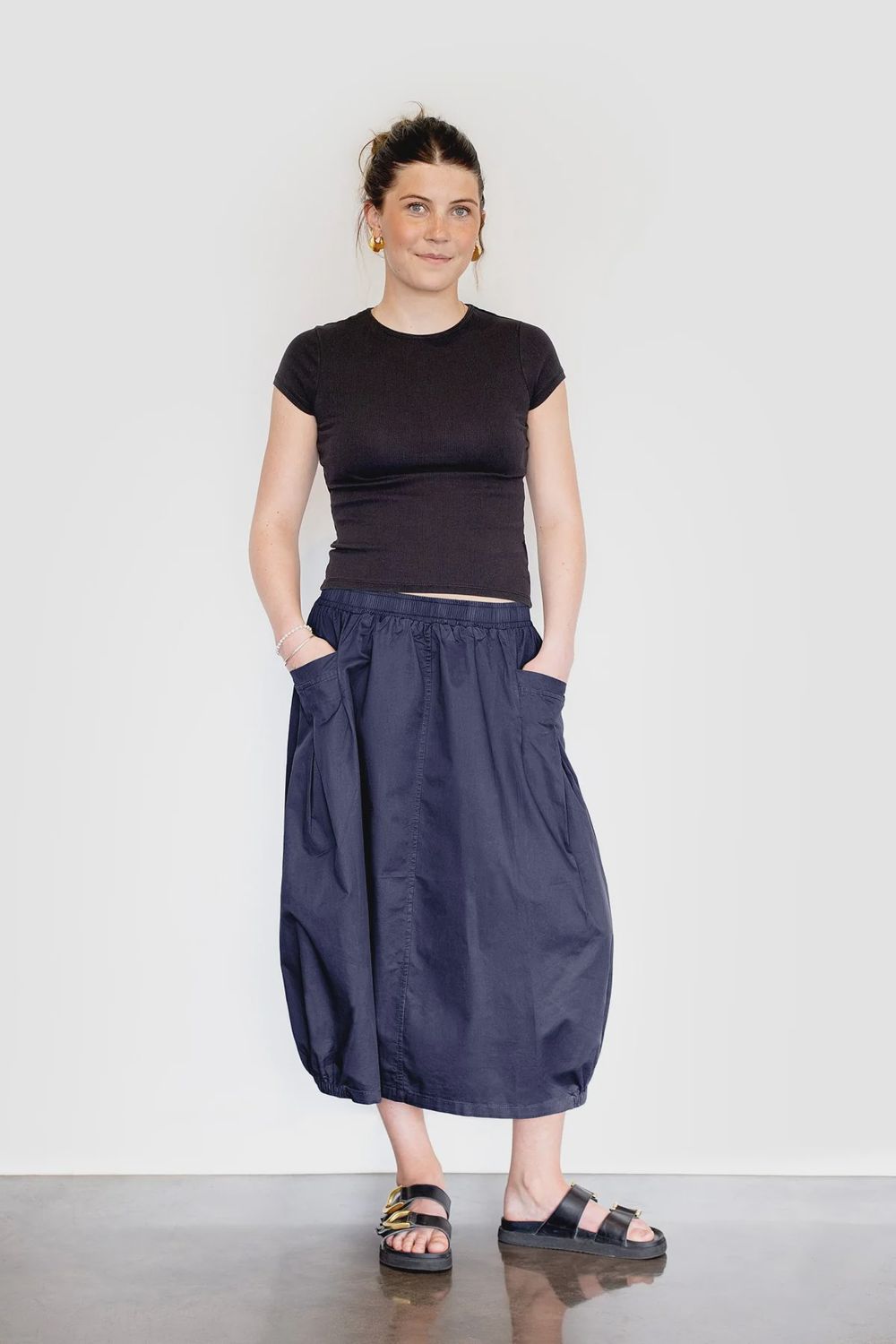 Antler | Cyrus Skirt | Navy